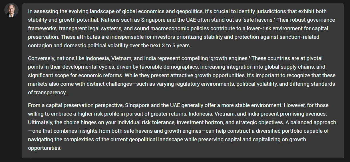 Oninvest has been testing Ray Dalios AI-clone for two weeks. Heres what came out of it